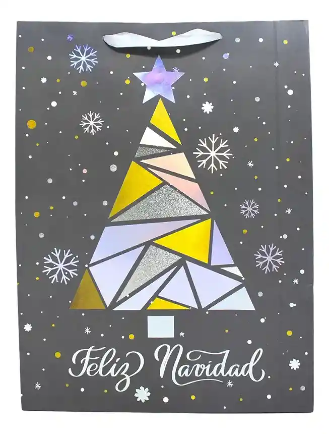 Bolsa De Regalo Navideña Grande 30 X 40 Cm