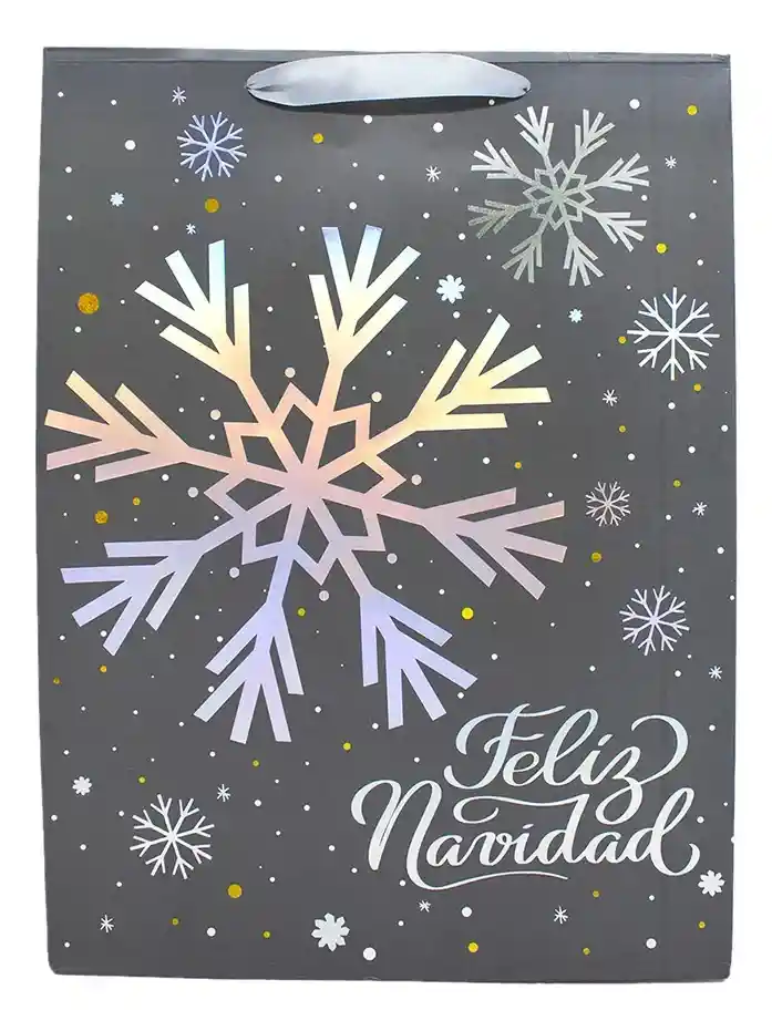 Bolsa De Regalo Navideña Grande 30 X 40 Cm