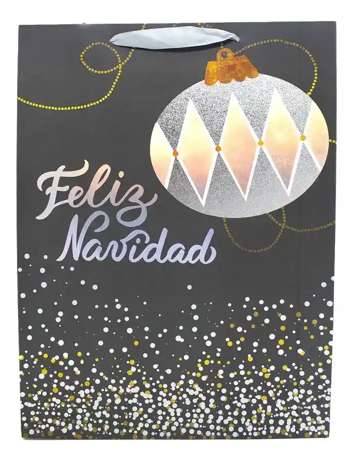 Bolsa De Regalo Navideña Grande 30 X 40 Cm