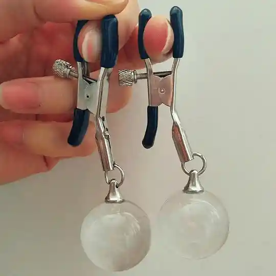 Clip Para Pezones Con Cristal