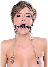 Mordaza Respirable Con Clip Para Pezones