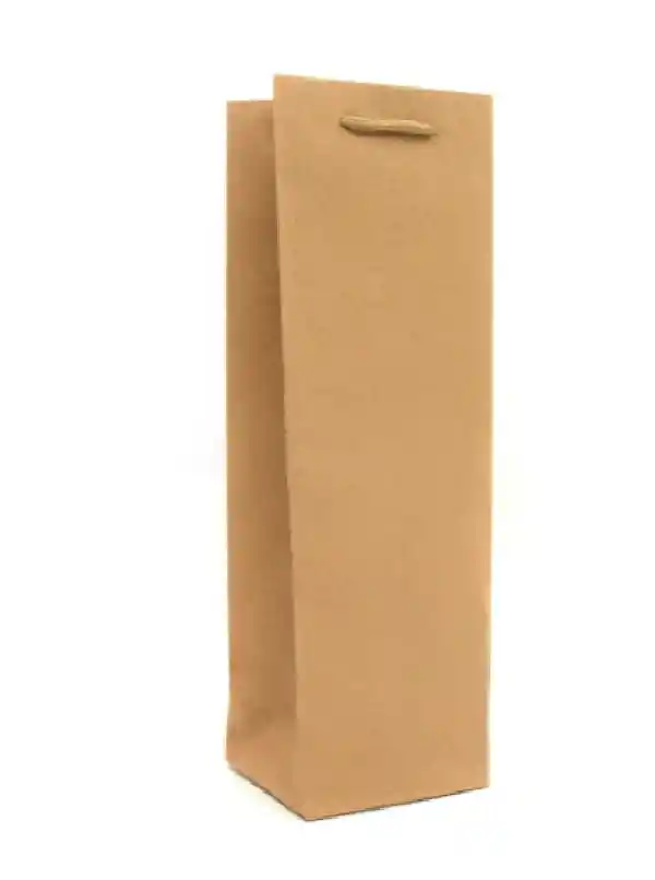 Bolsa Kraft Para Vino