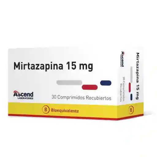 Mirtazapina 15 Mg X 30 Comprimidos Rec.