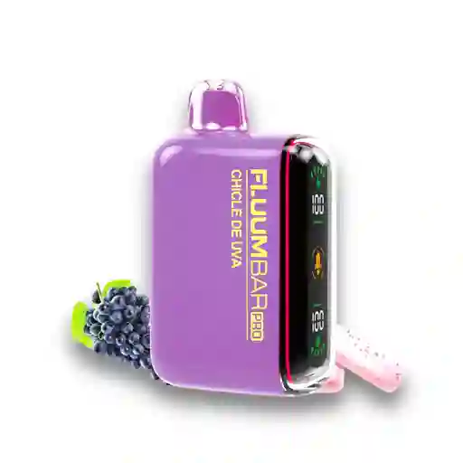 Vaporizador Desechable Chicle De Uva 30000 Puffs - Fluumbar Pro