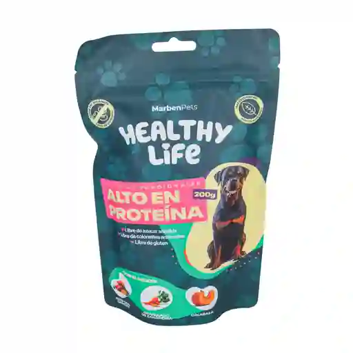 Snack Perro Marbenpet Healthy Life Galletas Alto En Proteinas 200gr
