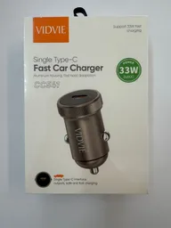 Cargador Auto Rapido Tipo C Gris Cc 541(n)