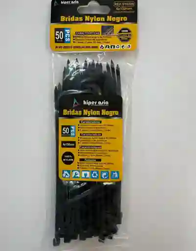 Amara Nylon Negro Seguridad 50unid(n)