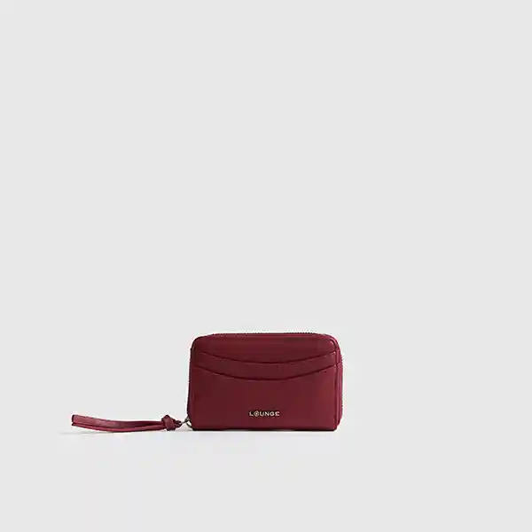 Billetera Detalle Líneas Burdeo