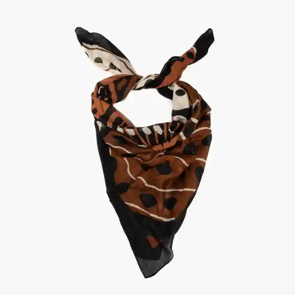 Pañuelo Caracoles Café