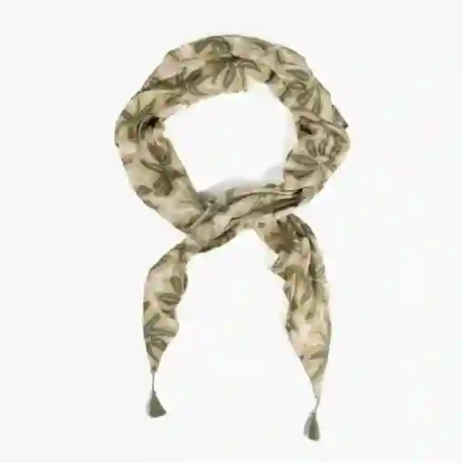 Pañuelo Boho Triángulo Verde