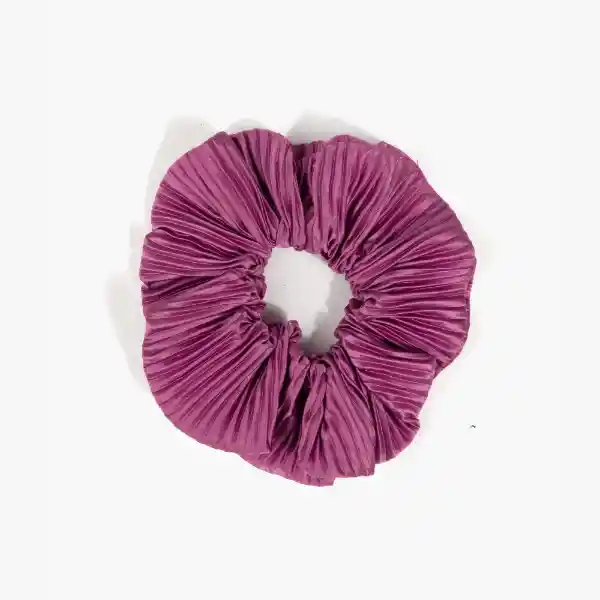Collet Plisado Unicolor Morado