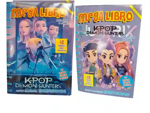 Libro Para Colorear Las Guerreras K-pop