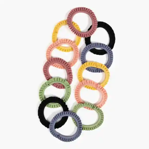 Set Collets Bordes Azul