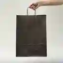 Bolsa De Papel Kraft Negra | 41x30x12 (cm)