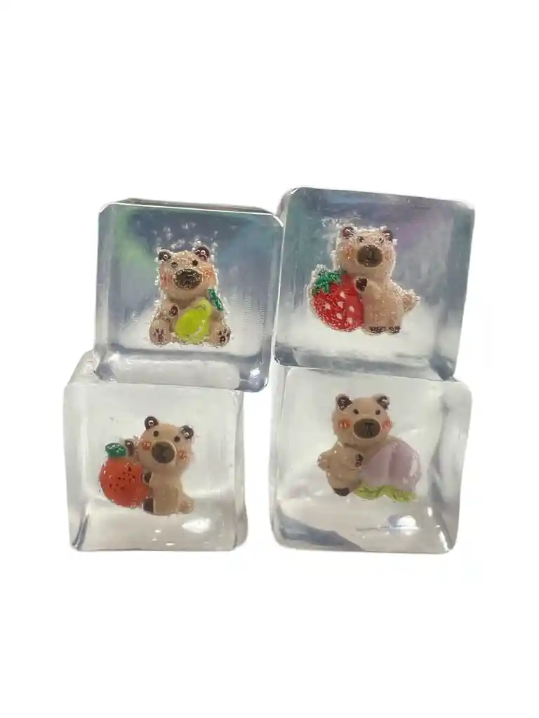 Squishy Juguete Capibara Pegajoso Forma Hielo