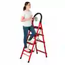 Escalera Plegable 4 Escalones Resistente Escala Ferreteria Hogar