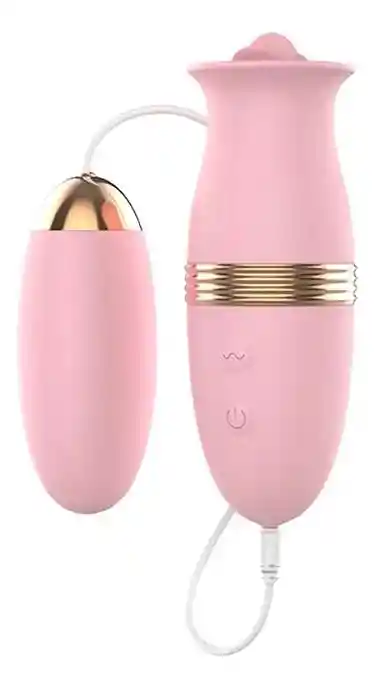 Vibrador Con Huevito Rosado Lilo