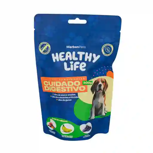 Snack Perro Marbenpets Healthy Life Galletas Cuidados Digestivos 200gr