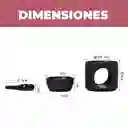 Porta Vela Difusor Quemador Aceite De Cerámica Negro Hogar Aromaterapia