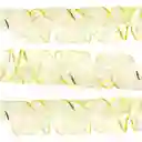 3 Cintas #2 Decorativas Navideña Dorada Arbol Hogar Oficina 6.3 Cm X 2.7 M