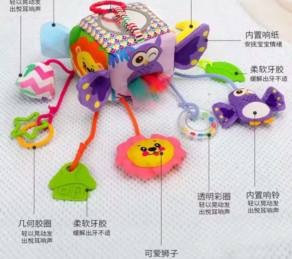 Juguete Colgante Con Cuerda Para Cuna O Coche 0m+