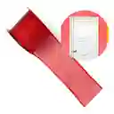 3 Cintas Navidad Decorativas Rojo 6,3 Cm X 2,7 Mts