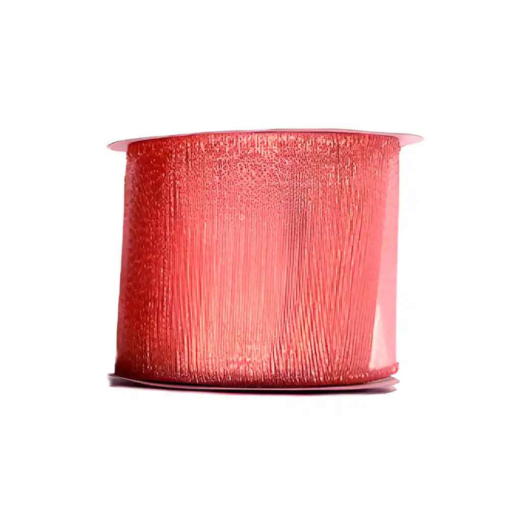 3 Cintas Navidad Decorativas Rojo 6,3 Cm X 2,7 Mts