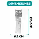 3 Cintas Navidad Decorativas Gris 6,3 Cm X 2,7 Mts