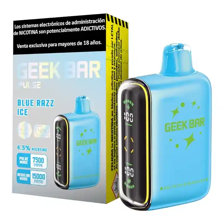 Geek Bar Pulse Frambuesa Azul Ice 15.000 Puff