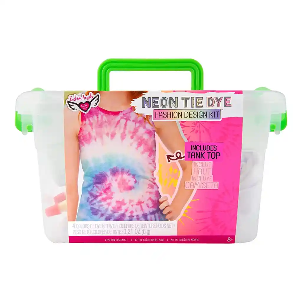Fashion Angels Kit de Teñido Anudado Neon Tie Dye Tank Top