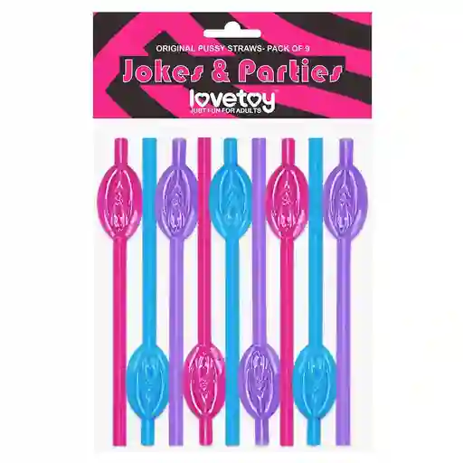 Bombillas Con Forma De Vulva Multicolores