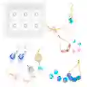 6 Moldes De Silicona Cuentas Para Pulseras Aros Resina Epoxy