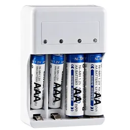 Cargador De Pilas Recargables Incluye Pilas Aaa Y Aa