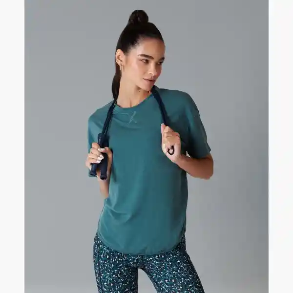 Polera Deportiva Active Xl Verde