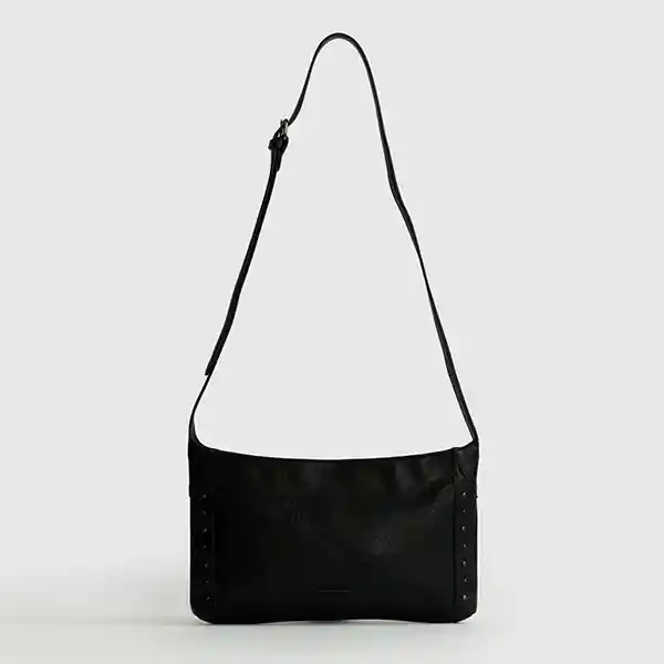 Cartera Bandolera Boho Cruzada Tachas Negro