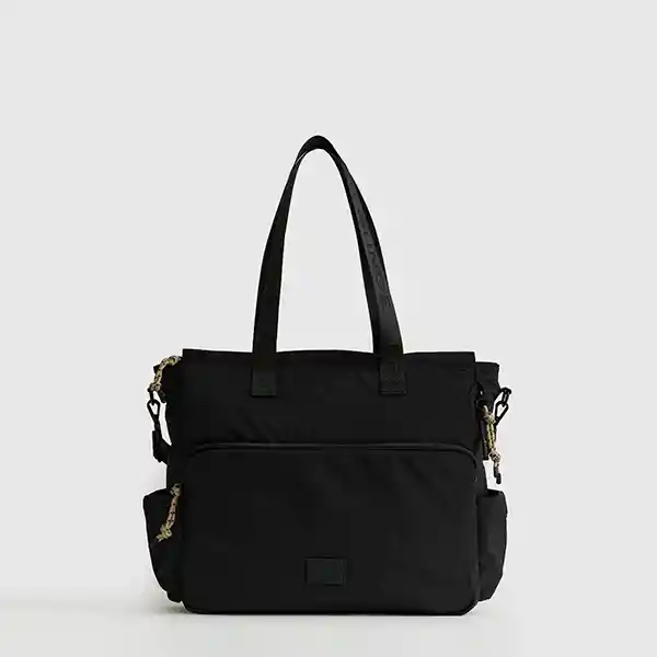 Bolso Back To School Notebook Nylon Negro