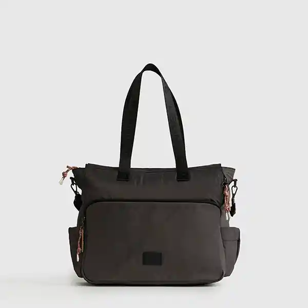 Bolso Back To School Notebook Nylon Gris