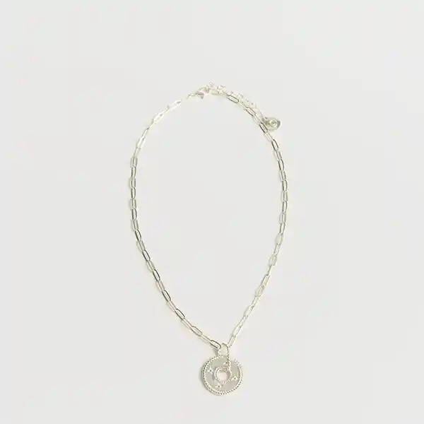 Collar Woman Cadena Charm Cruces Plateado