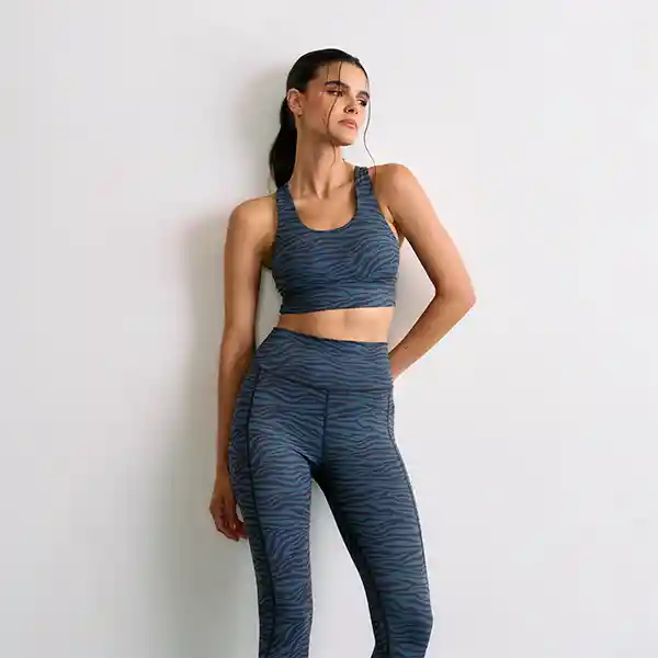 Short Deportivo Active Bikers Cebra L Verde Petróleo