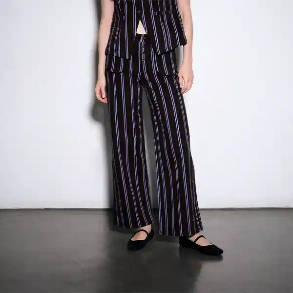 Pantalón Solsticio Líneas Copenhagen 36 Café