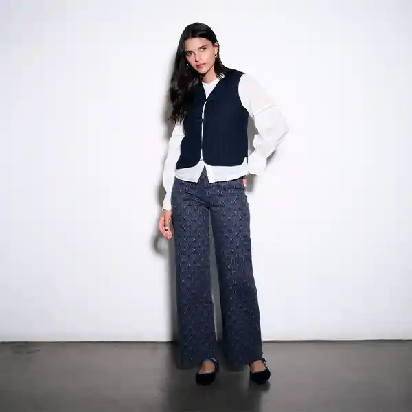 Vest Solsticio Hamburgo L Azul