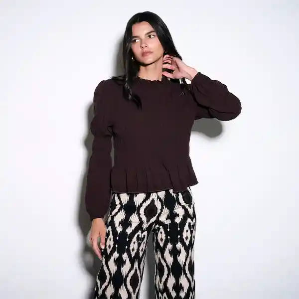 Blusa Solsticio Helsinki Xs Café