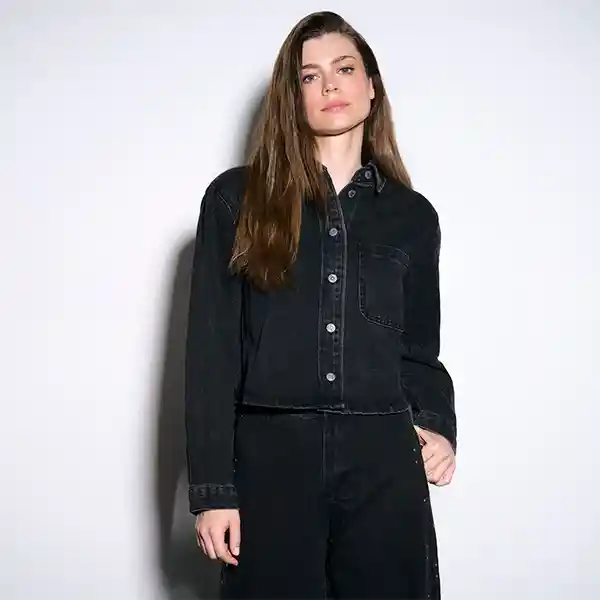 Chaqueta Solsticio Denim Oslo M Negro