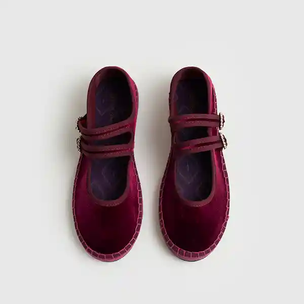 Zapato Ballerina 39 Burdeo