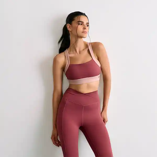 Peto Deportivo Active Bicolor L Rosado