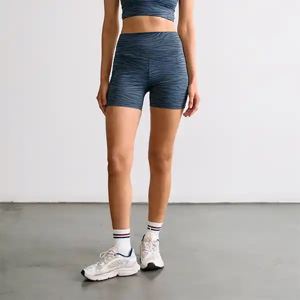 Short Deportivo Active Bikers Cebra S Verde Petróleo