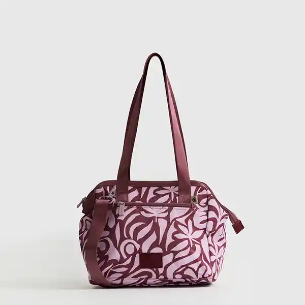 Lonchera Back To School Nylon Print Rosado