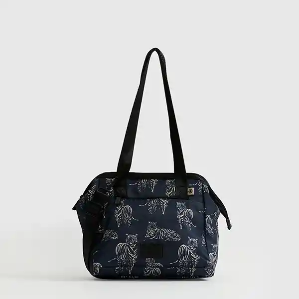 Lonchera Back To School Nylon Print Azul