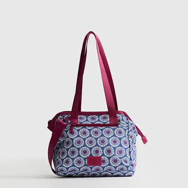 Lonchera Back To School Nylon Print Celeste