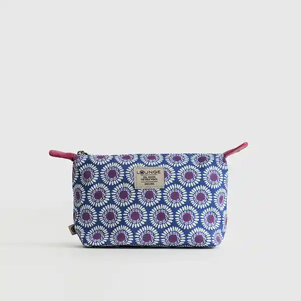 Estuche Back To School Canvas Resistente Celeste